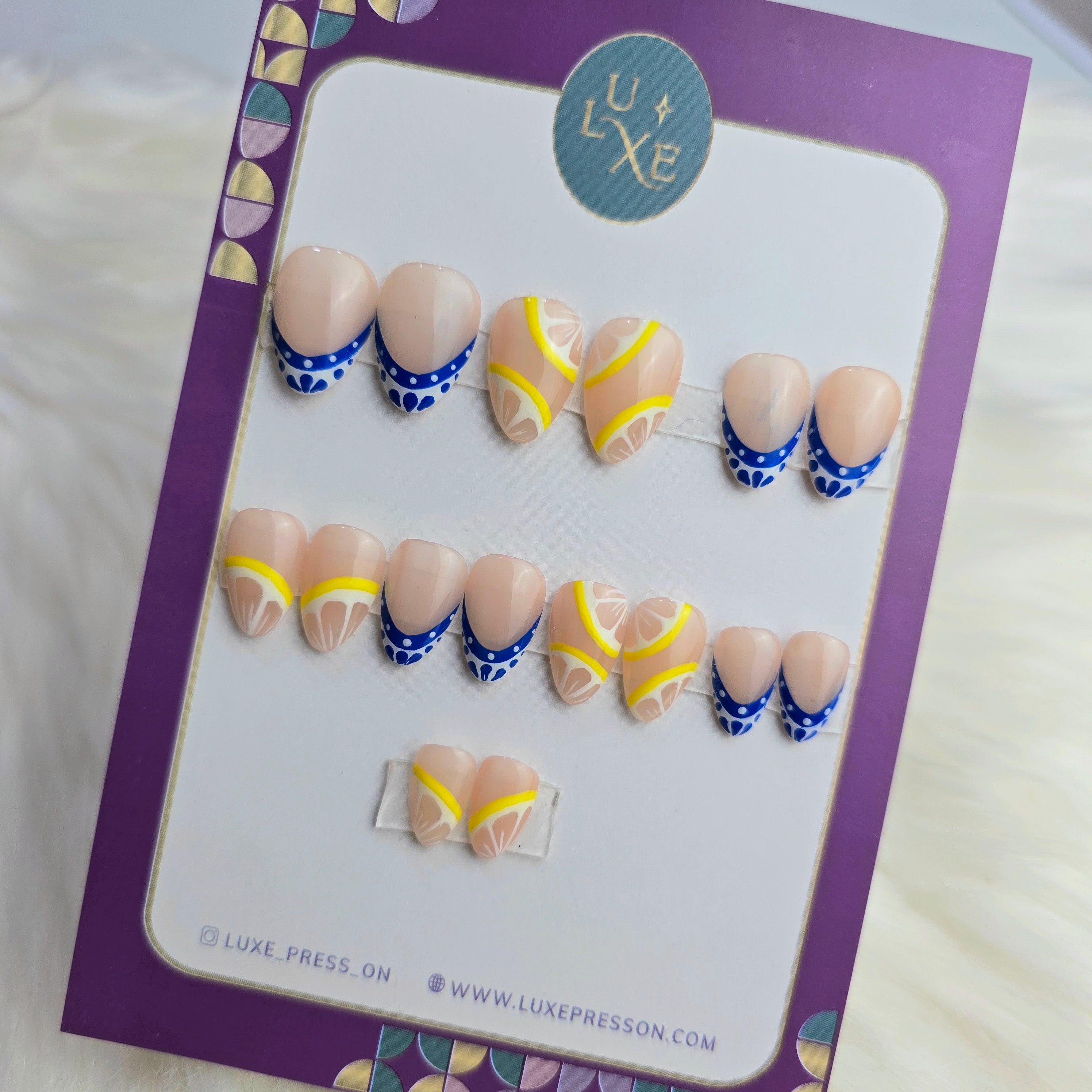 Citrus Summer Nail Set