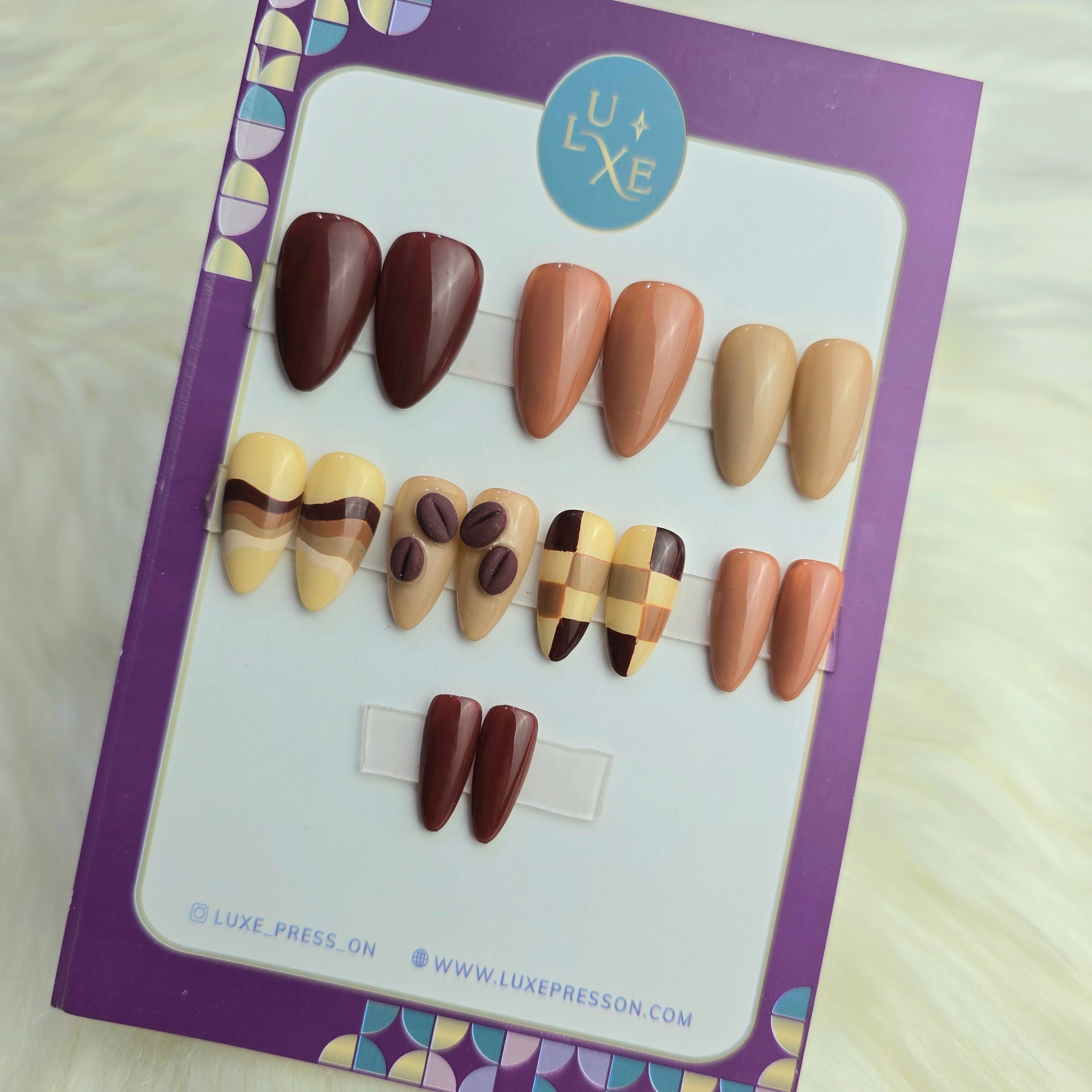 Espresso Nail Set