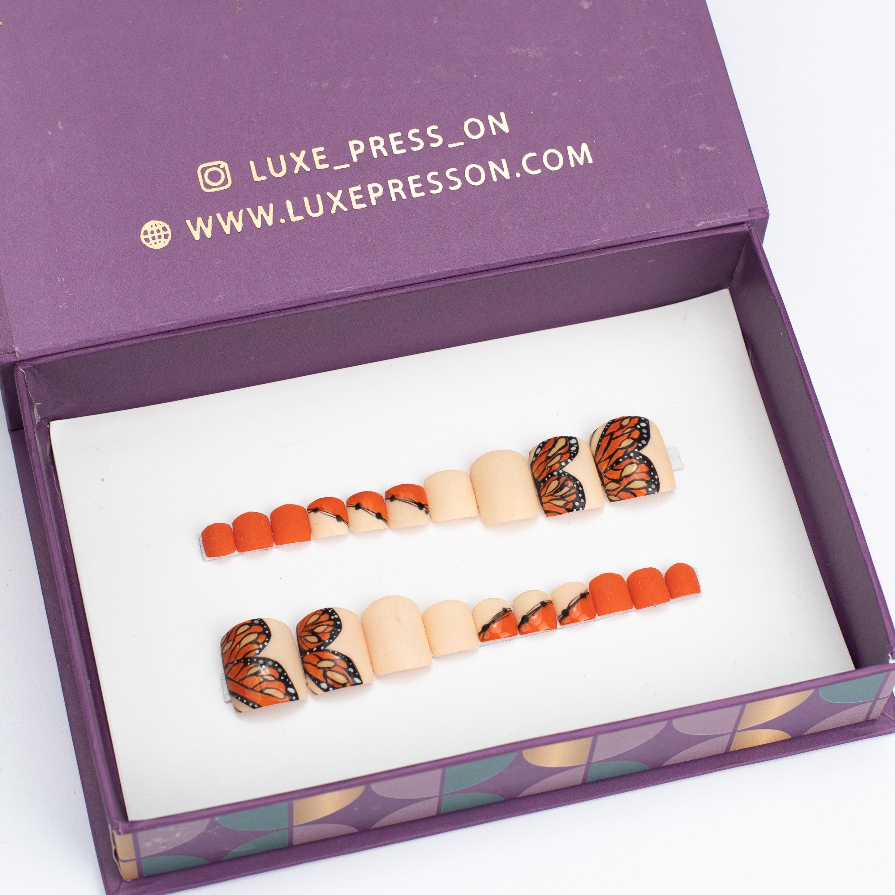 3d butterfly toe set