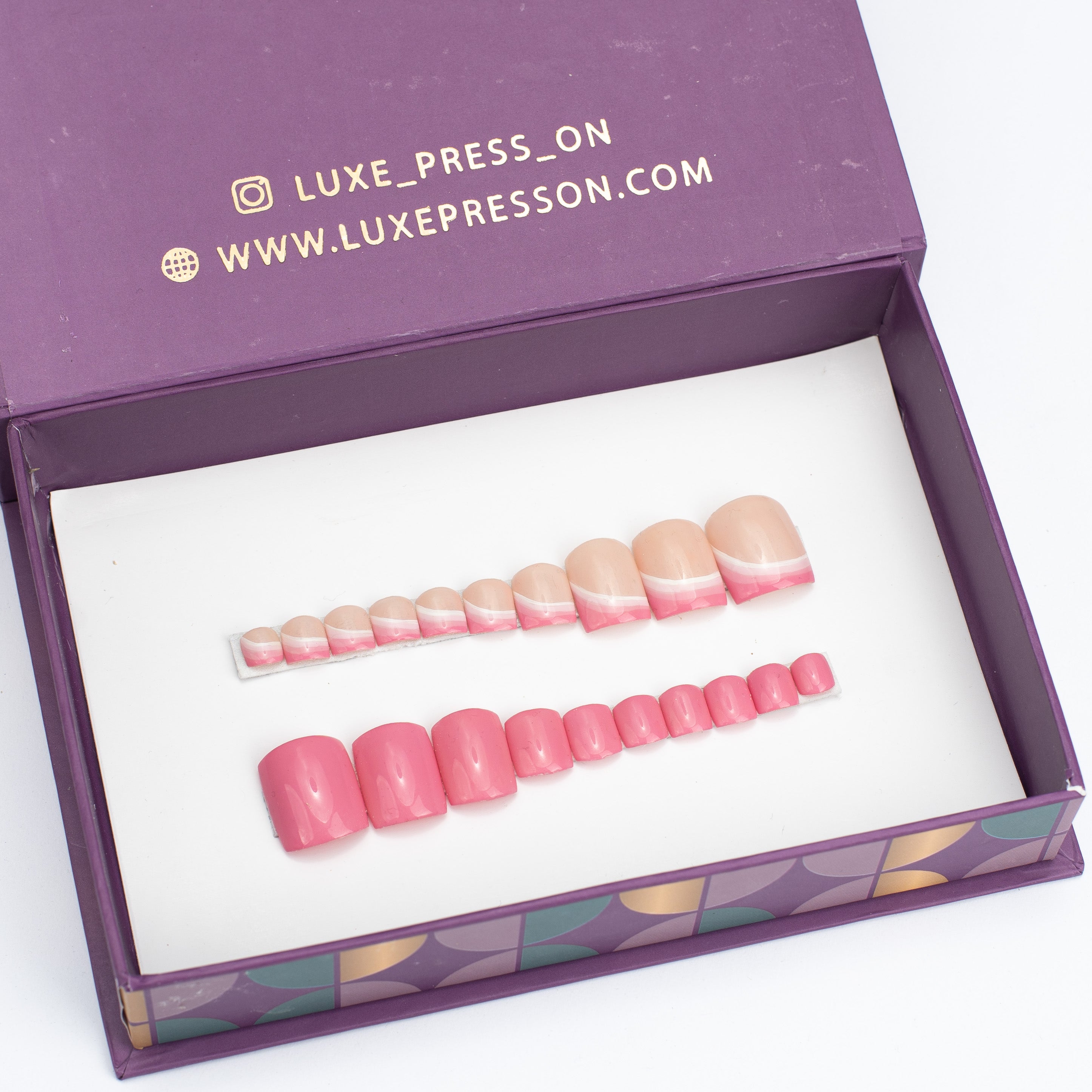 Diagnol gradient toe set