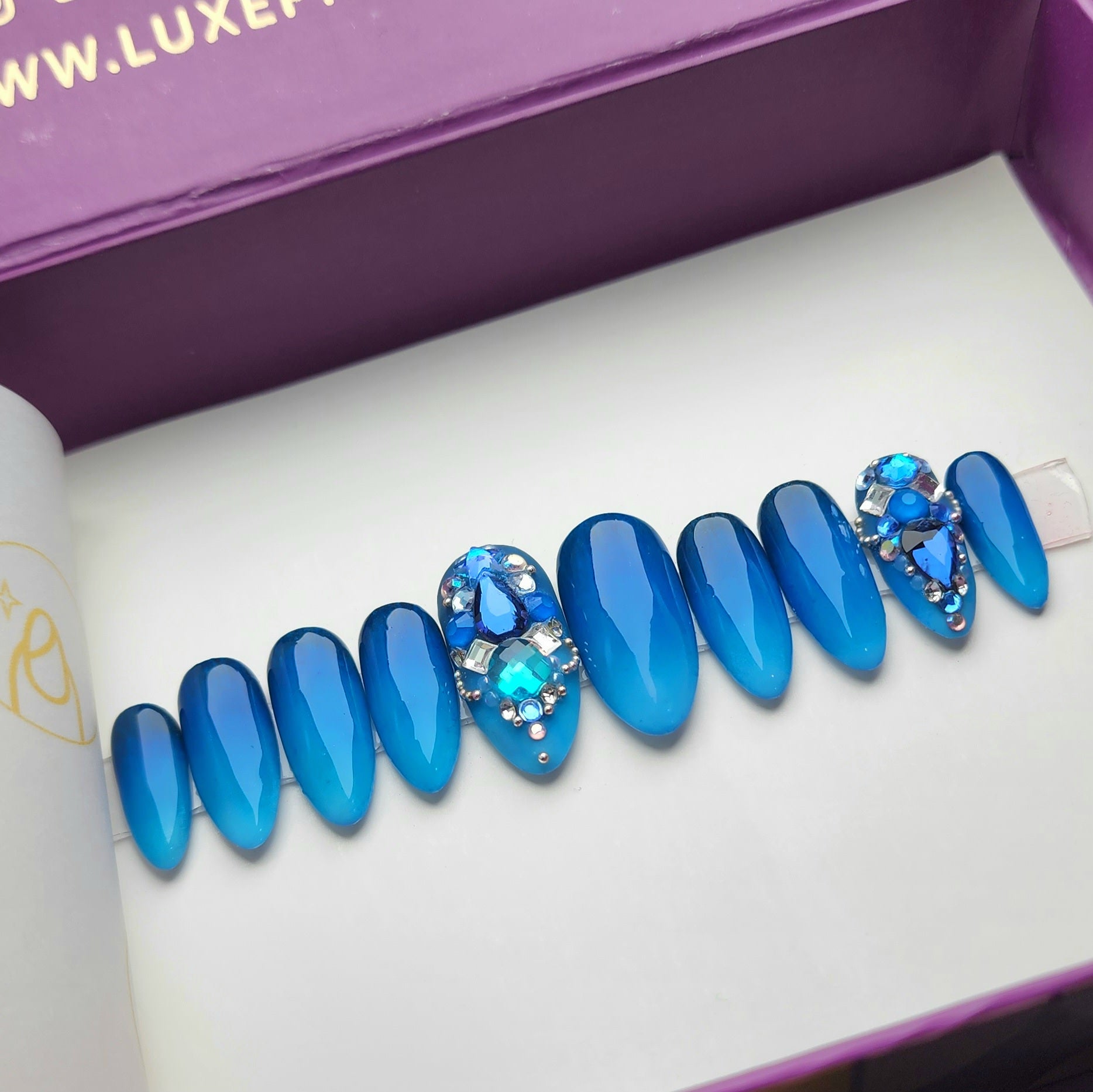 Ombre with Bling Accents