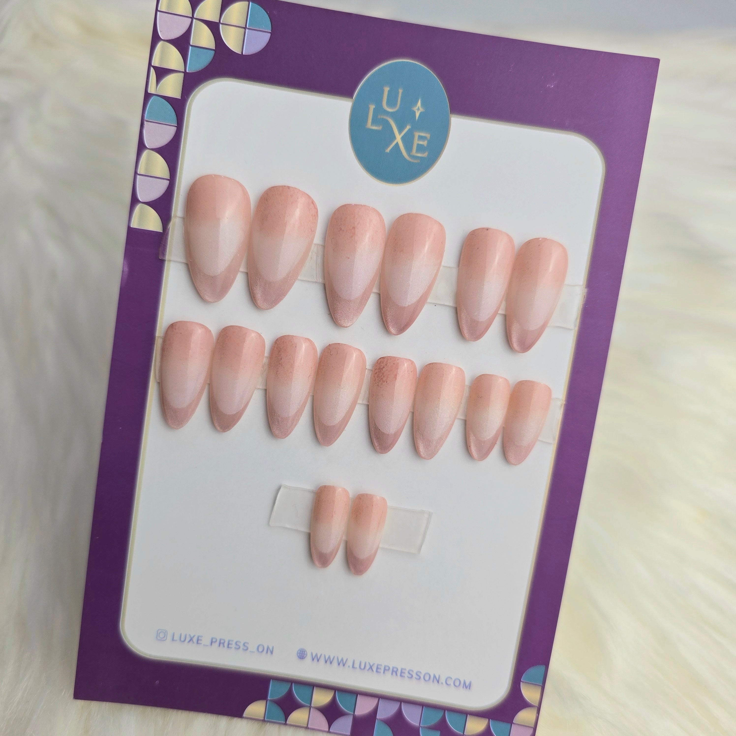 Airbrushed Magnetic Tips Nail Set