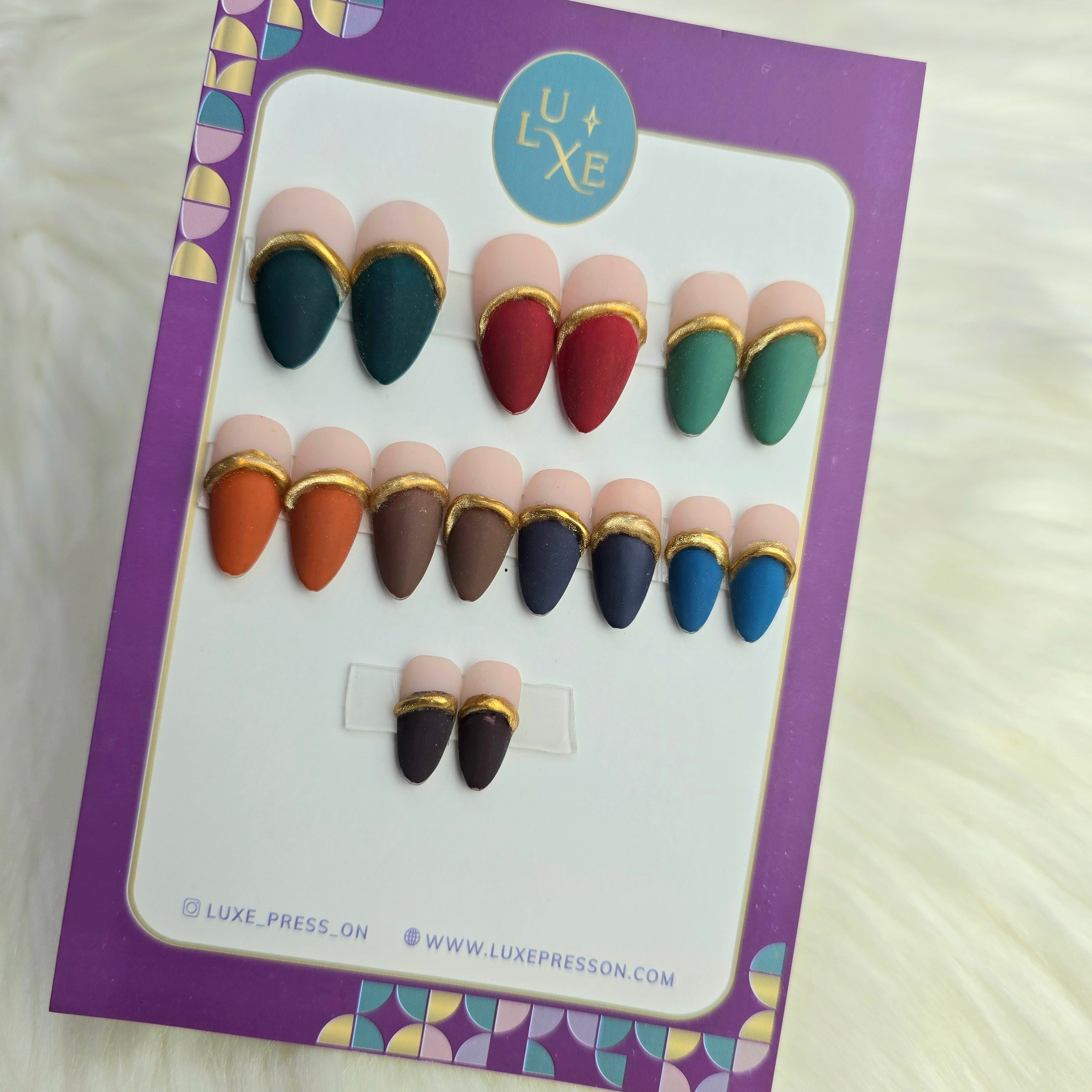 Dipped Tips Nail Set