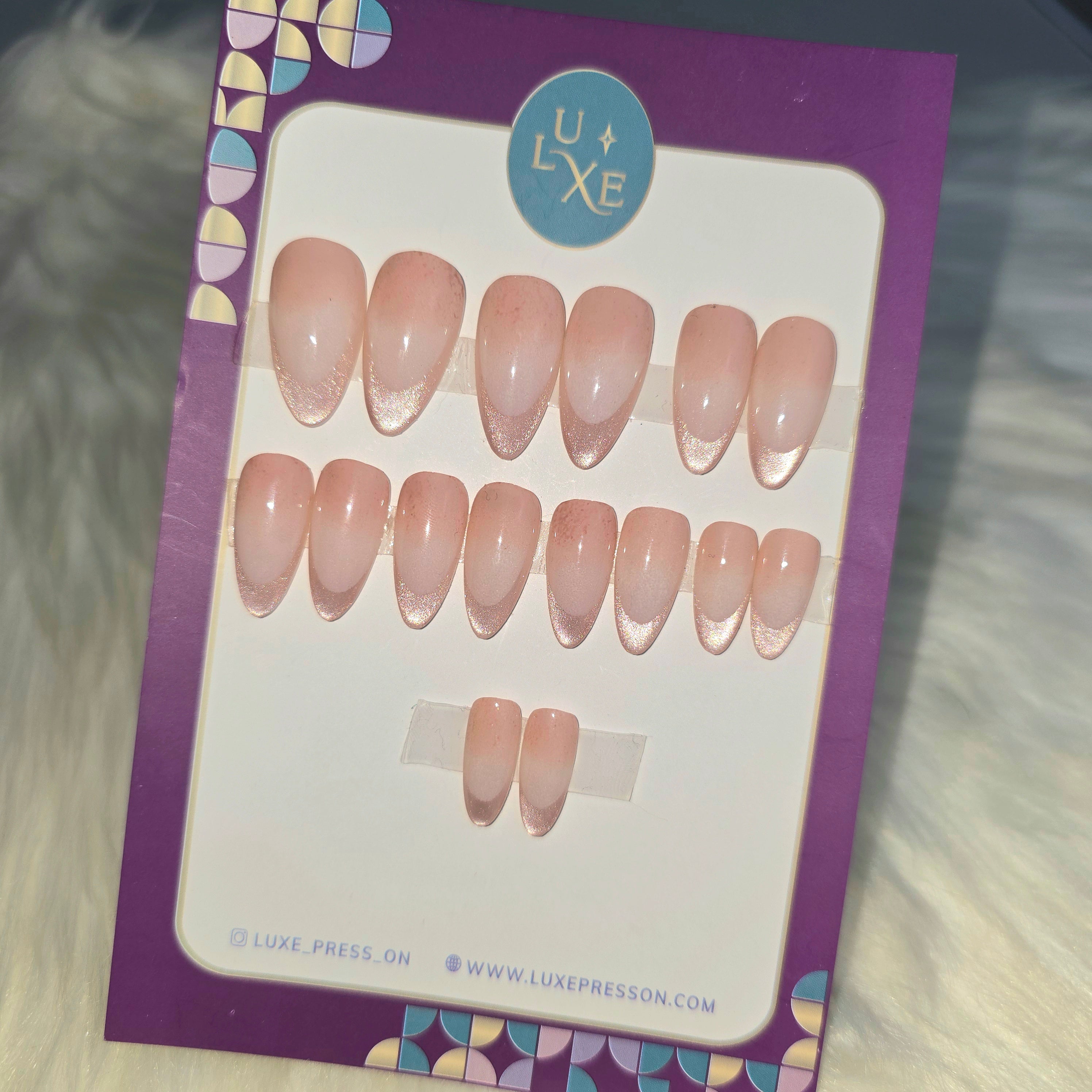 Airbrushed Magnetic Tips Nail Set