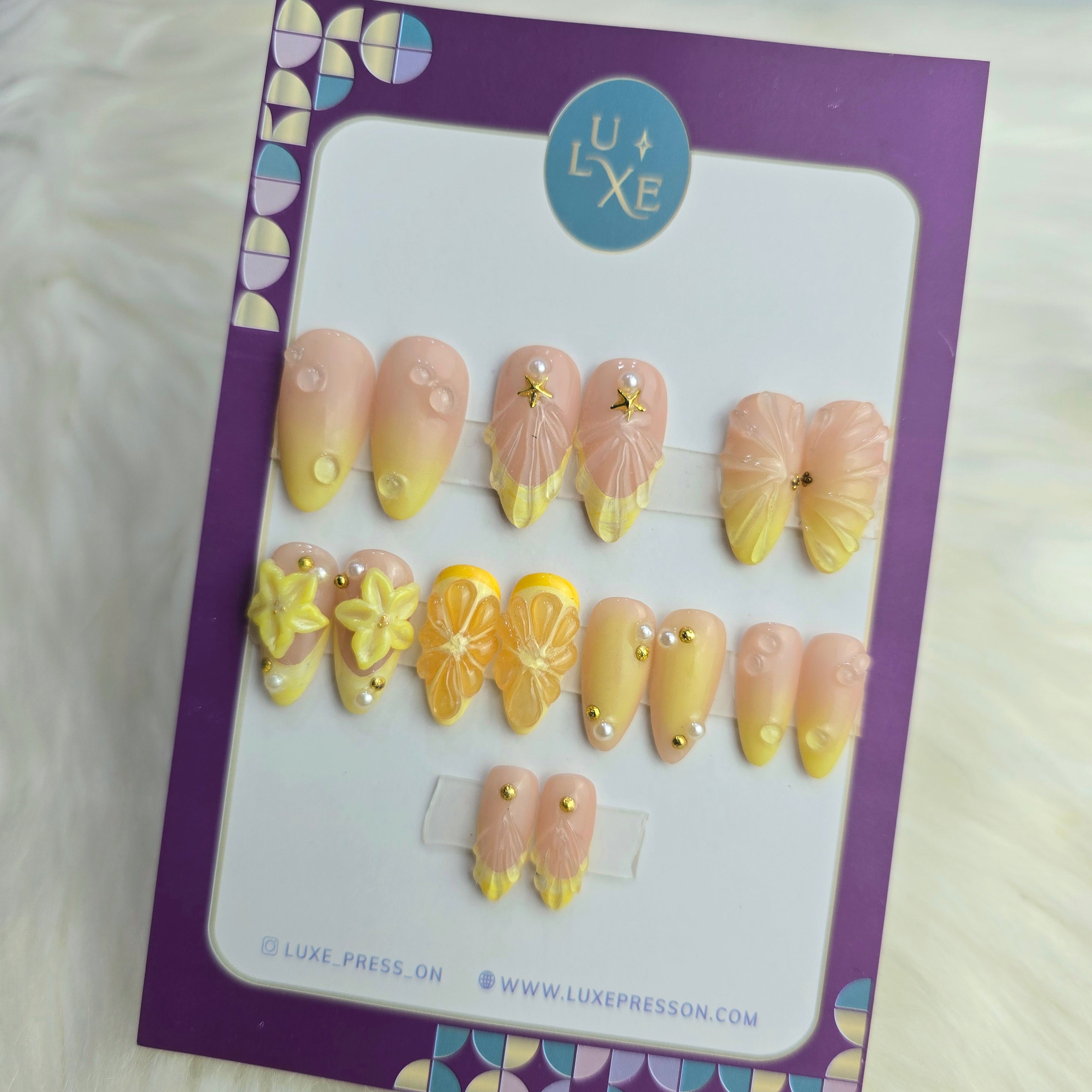 Lemonade Nail Set