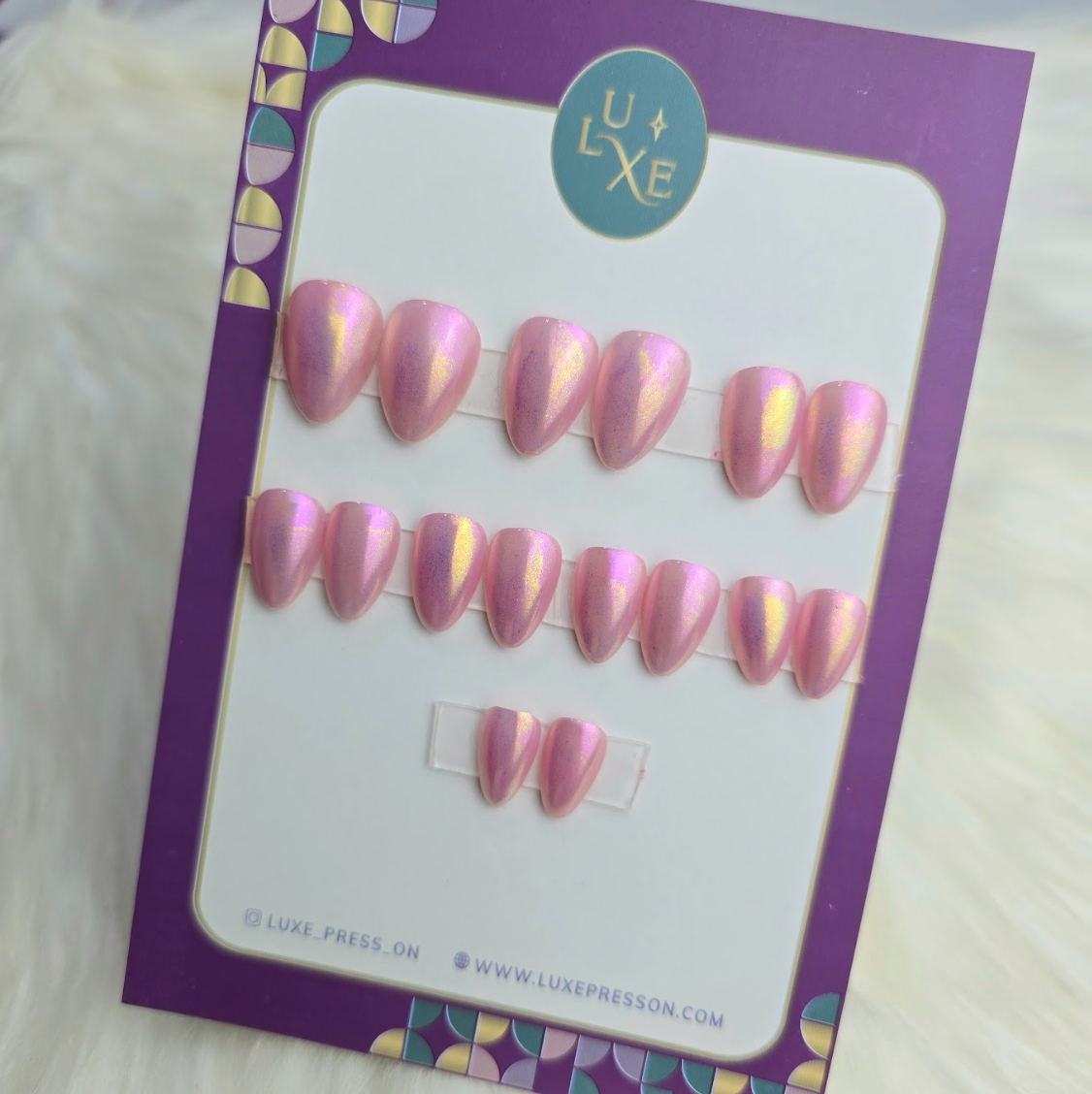 Dual Tone Glazed Nail Set