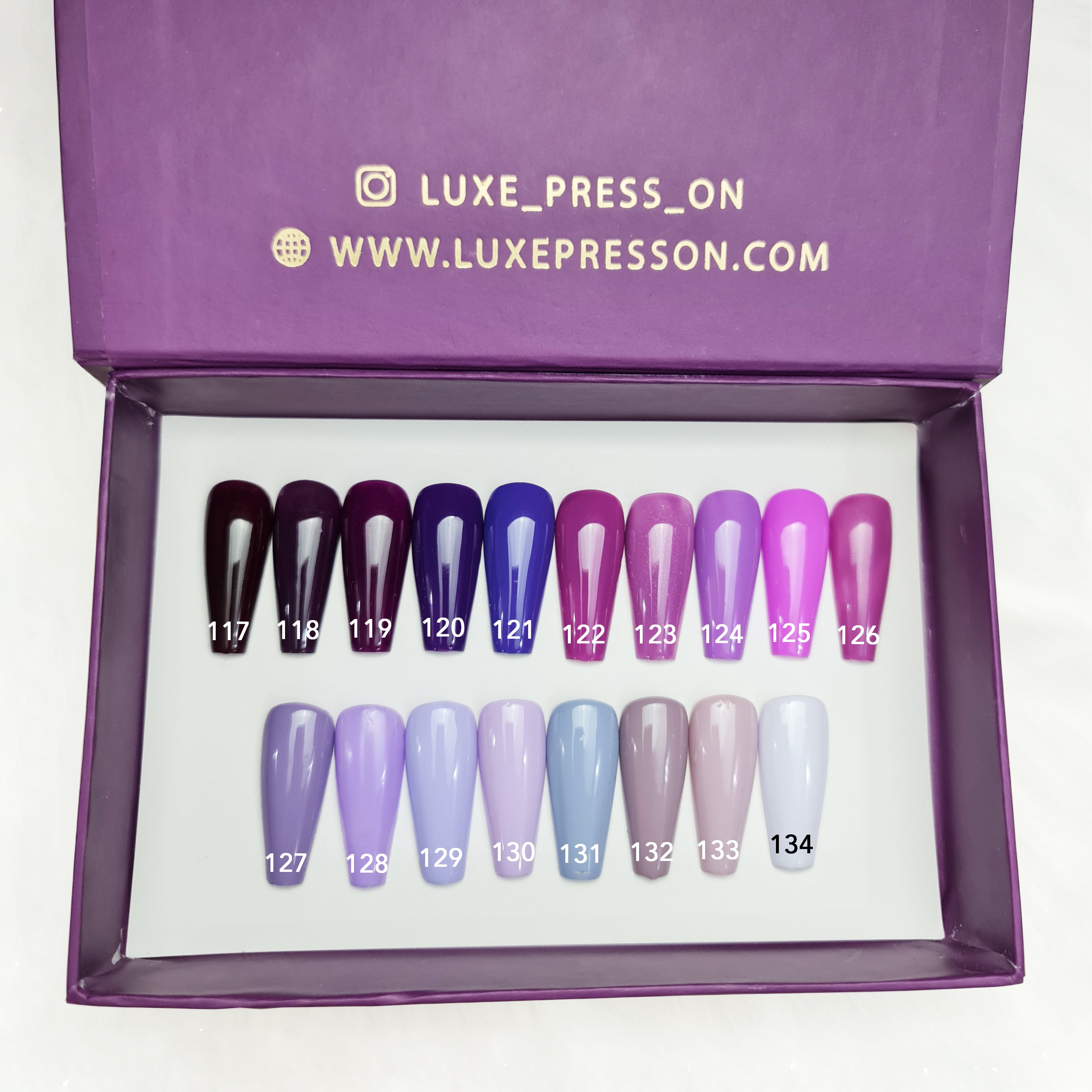 Single solid color toe set