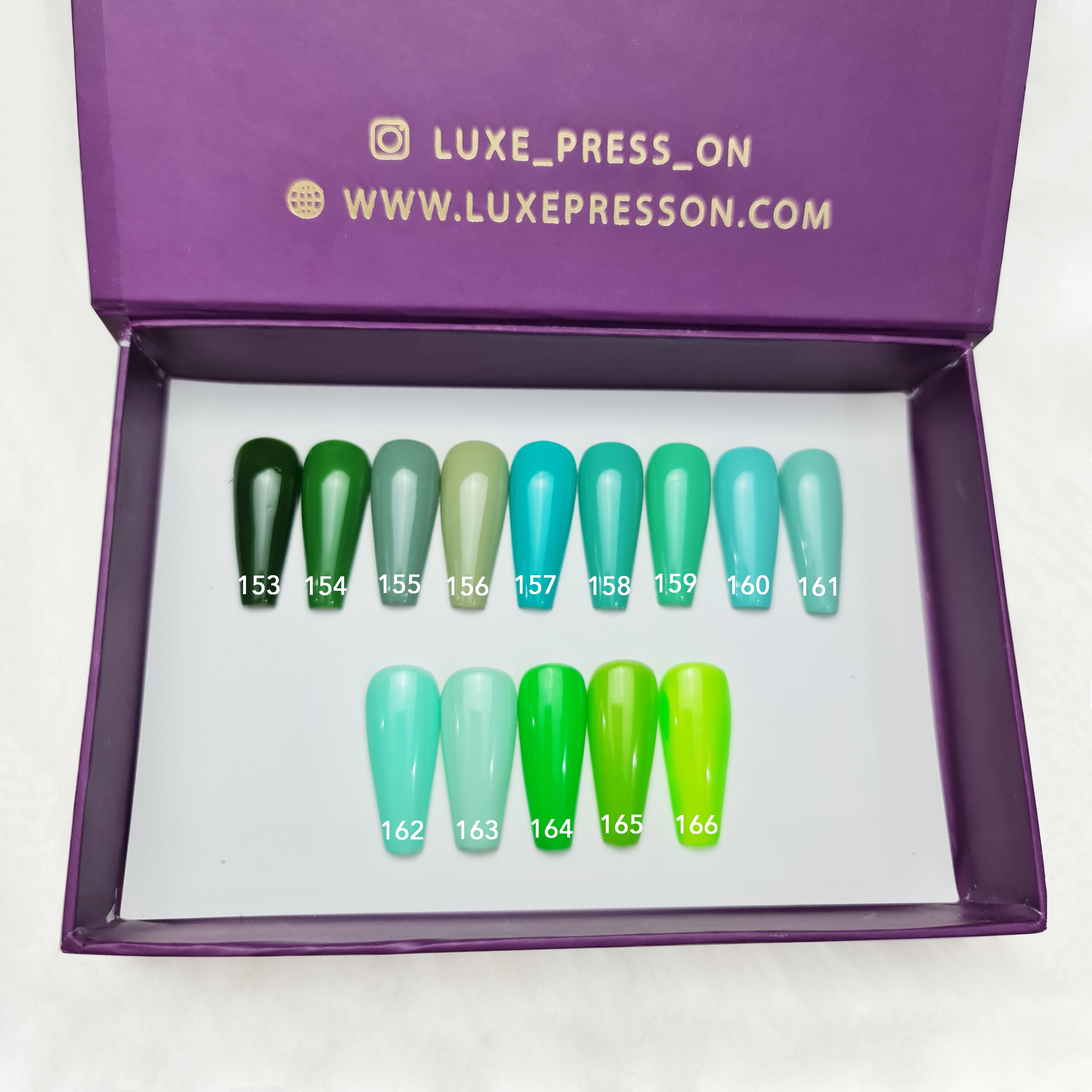 Single solid color toe set