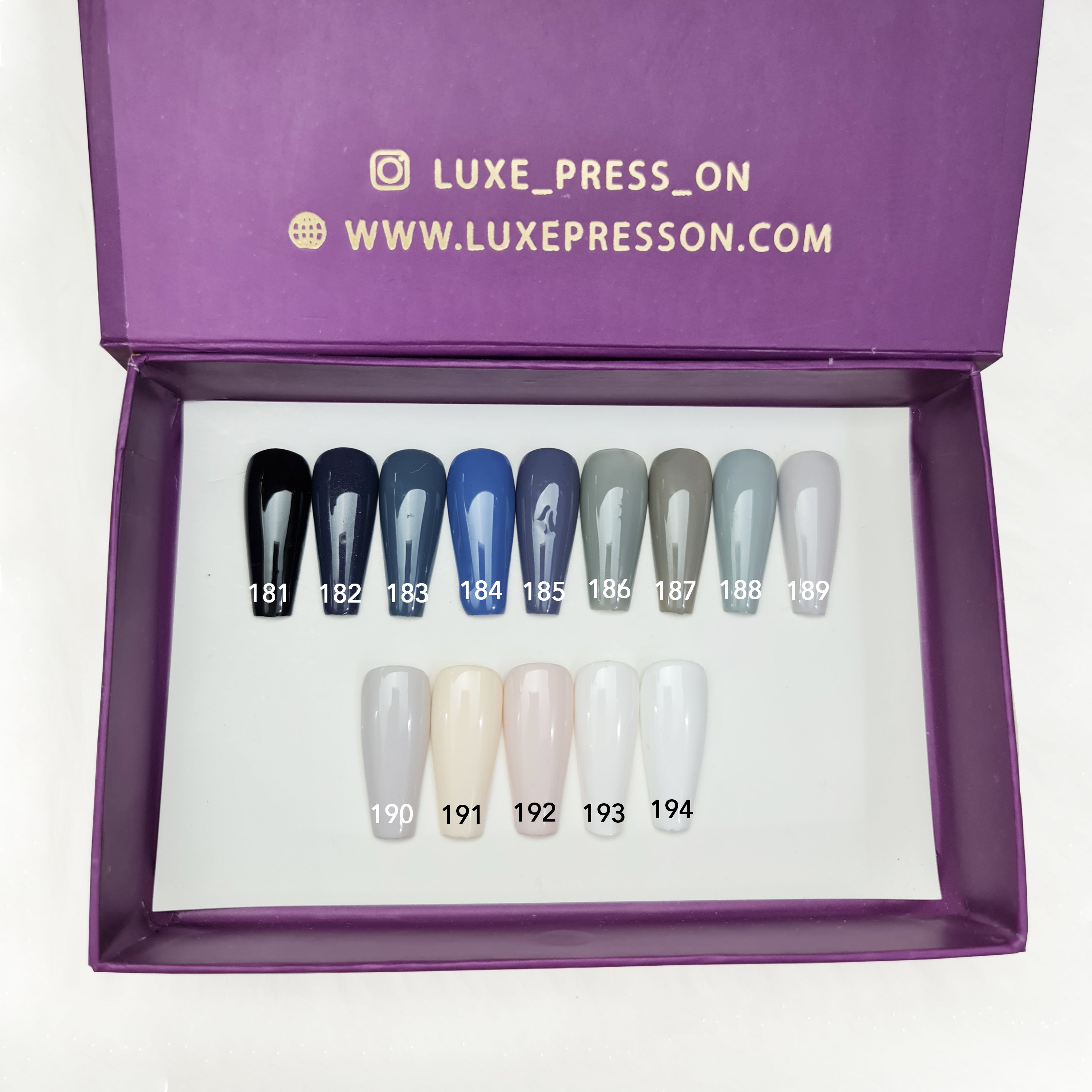 Single solid color - Mani pedi set