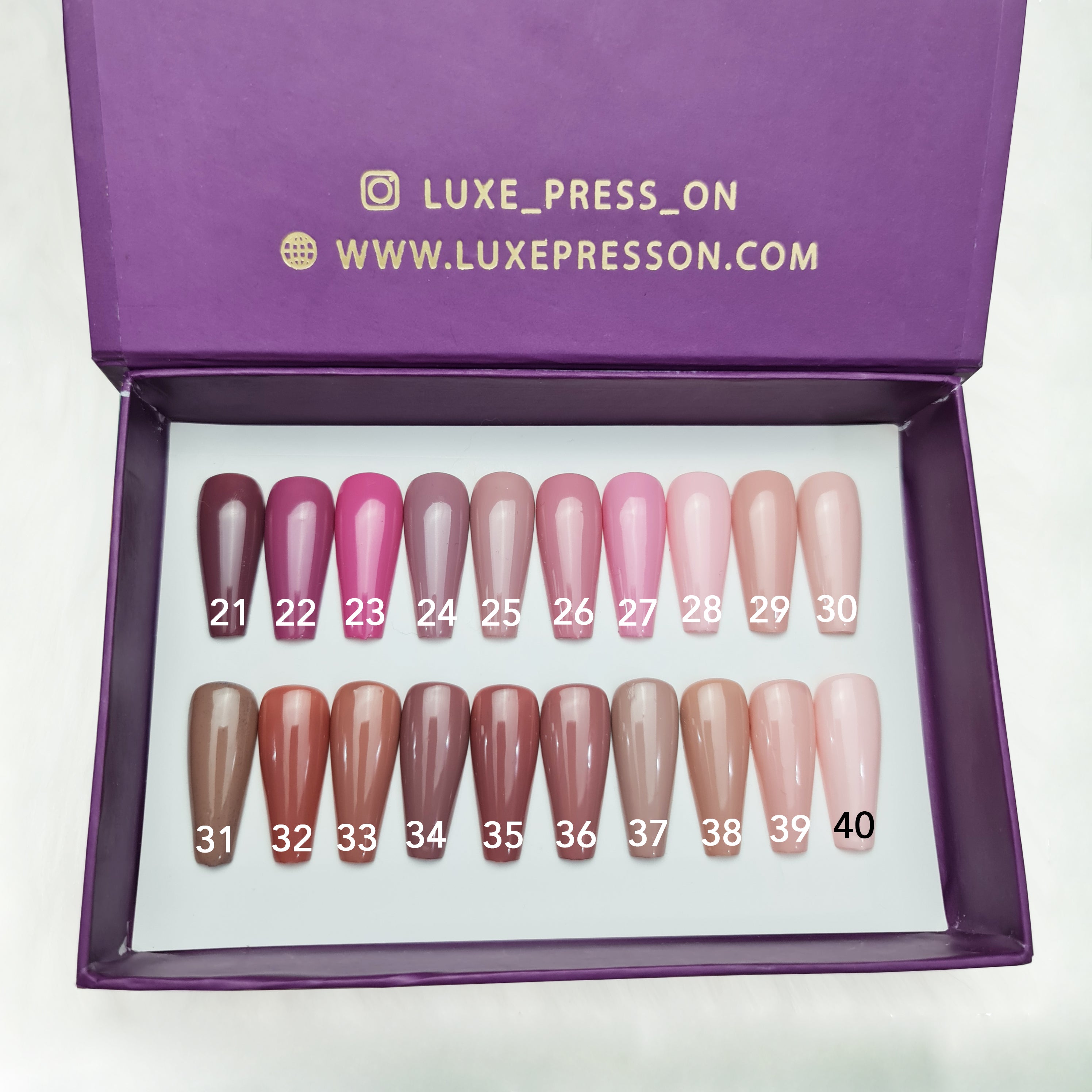 Single solid color toe set