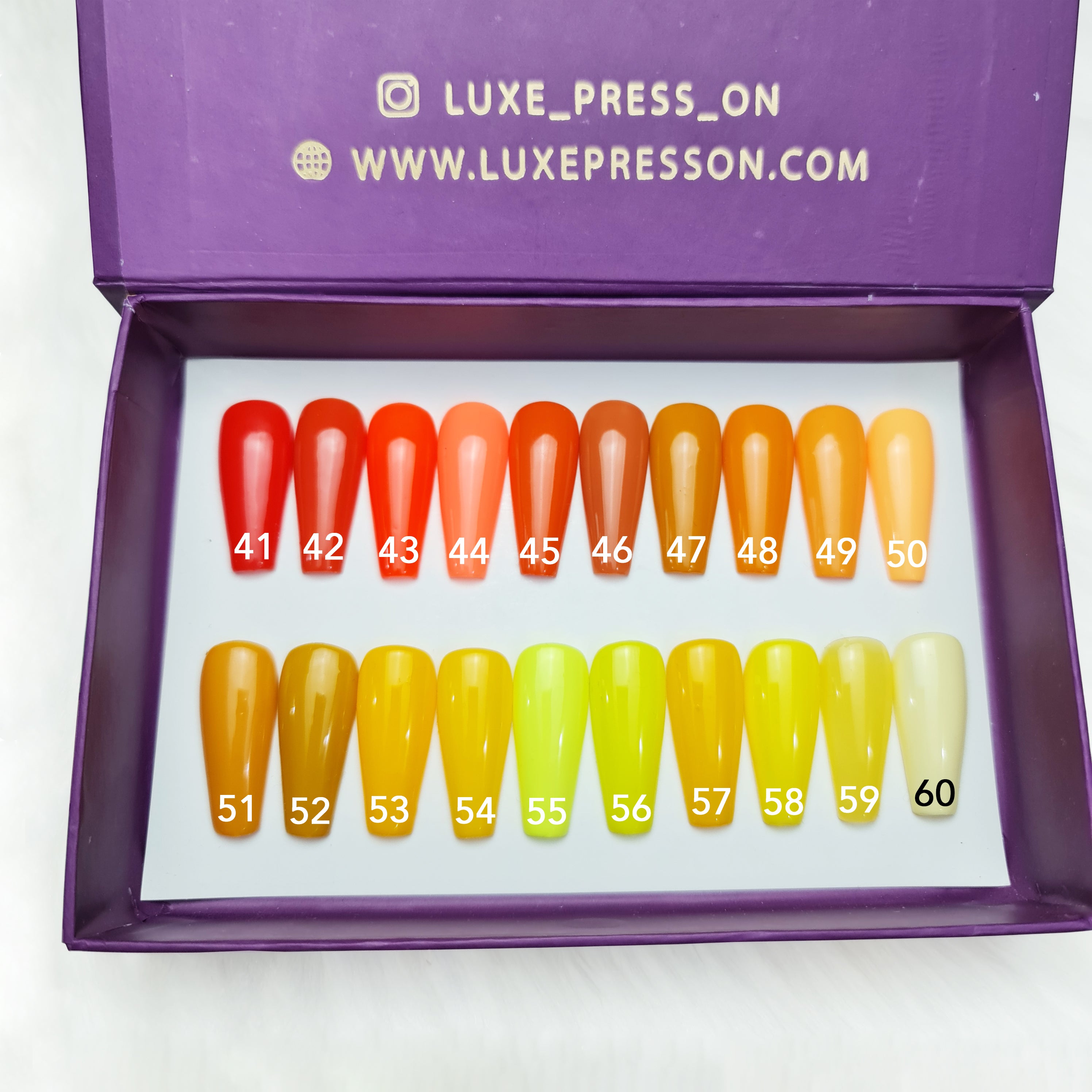 Single solid color toe set