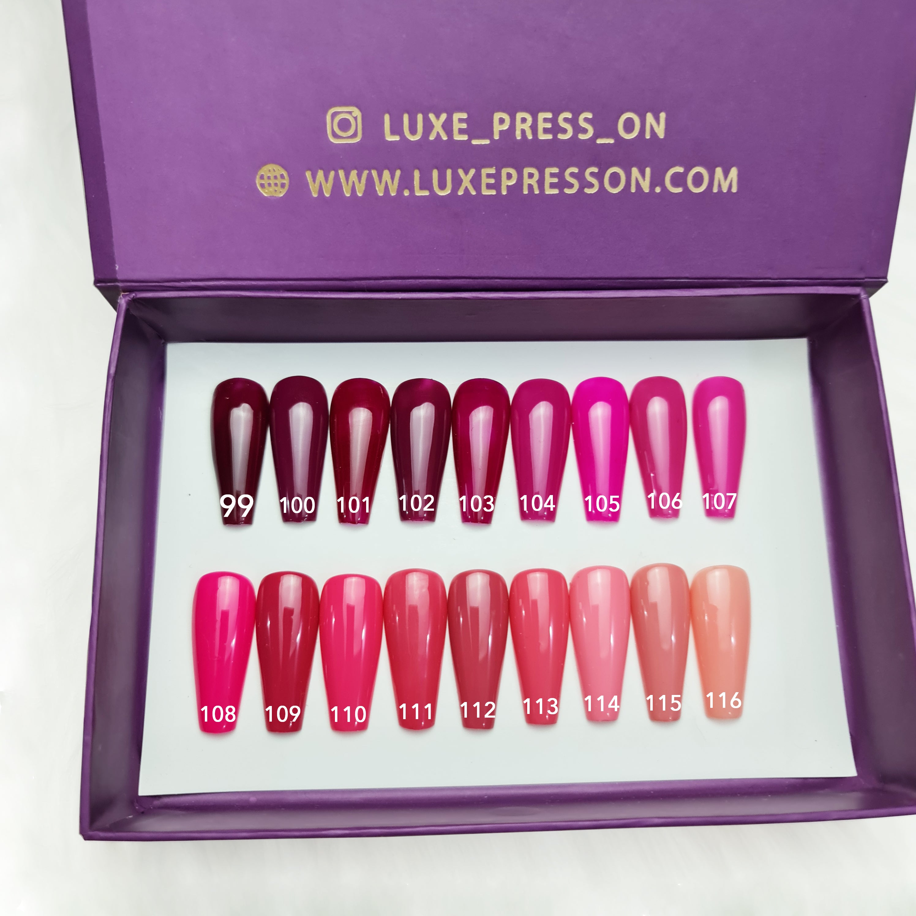 Single solid color - Mani pedi set