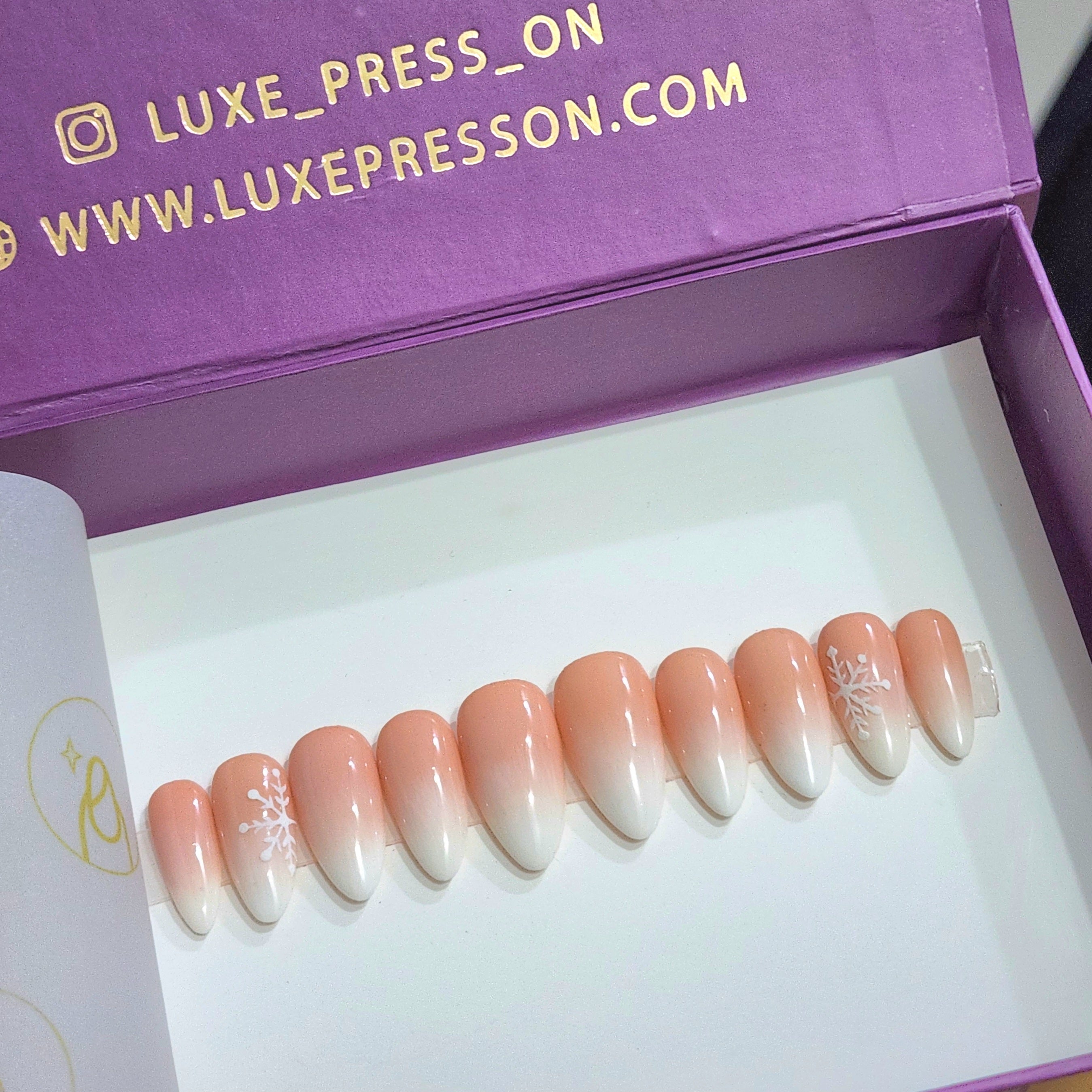 Ombre With Snowflake Accents